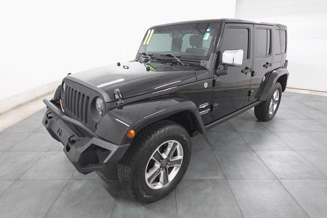 used 2011 Jeep Wrangler Unlimited car, priced at $12,495