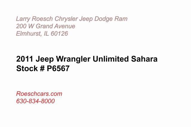 used 2011 Jeep Wrangler Unlimited car, priced at $12,495