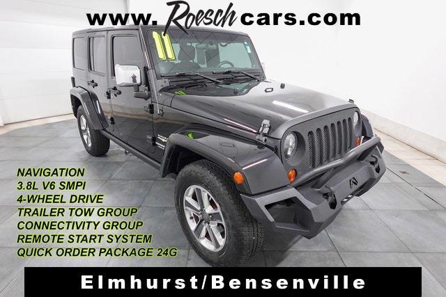 used 2011 Jeep Wrangler Unlimited car, priced at $12,495