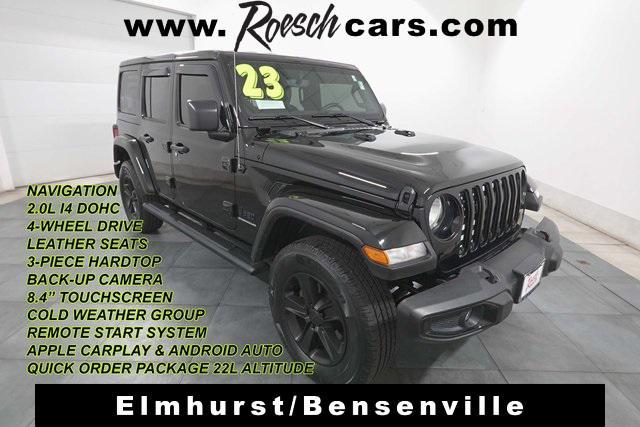 used 2023 Jeep Wrangler car, priced at $37,194