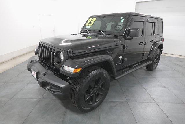 used 2023 Jeep Wrangler car, priced at $37,194