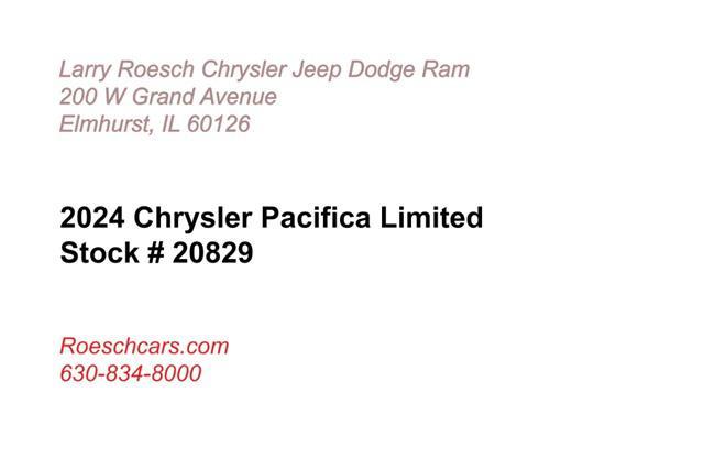 new 2024 Chrysler Pacifica car, priced at $49,264