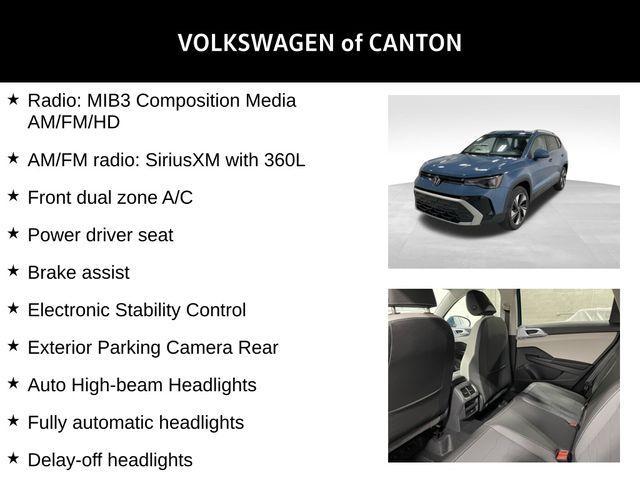 new 2025 Volkswagen Taos car, priced at $31,637