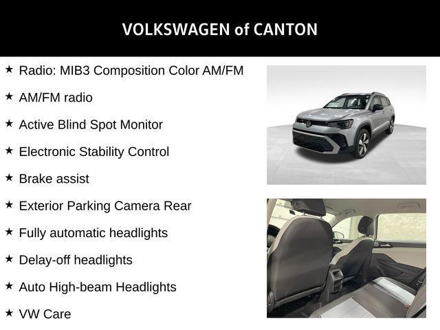 new 2025 Volkswagen Taos car, priced at $28,211