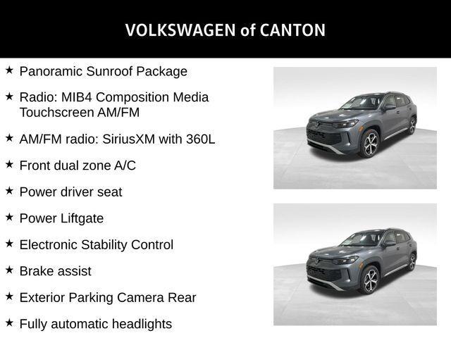 new 2025 Volkswagen Tiguan car, priced at $36,287