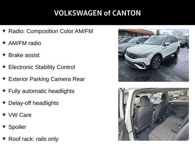 new 2024 Volkswagen Tiguan car, priced at $31,376