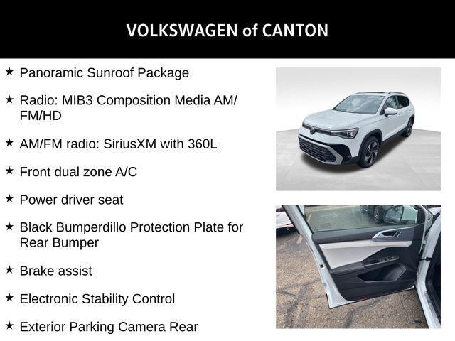 new 2025 Volkswagen Taos car, priced at $32,389