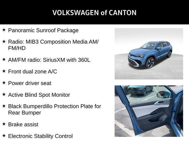 new 2025 Volkswagen Taos car, priced at $32,889