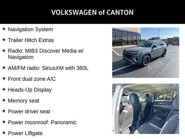 new 2024 Volkswagen Atlas car, priced at $50,916