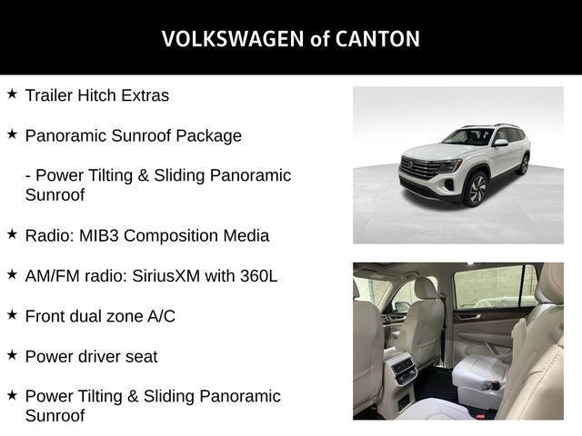 new 2026 Volkswagen Atlas car, priced at $49,450