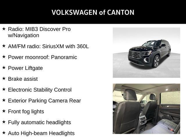 new 2026 Volkswagen Atlas car, priced at $51,238