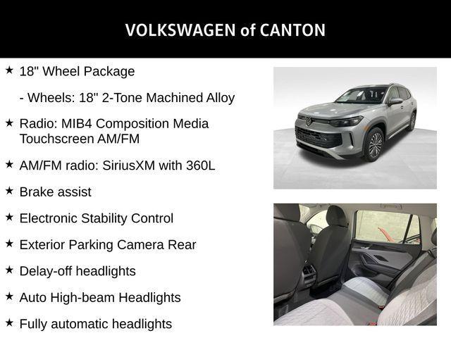 new 2025 Volkswagen Tiguan car, priced at $32,182