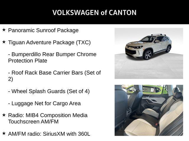 new 2025 Volkswagen Tiguan car, priced at $36,291