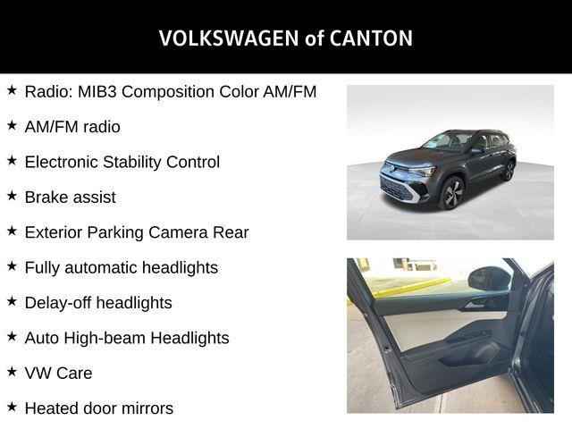 new 2025 Volkswagen Taos car, priced at $28,321