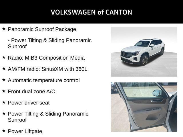 new 2025 Volkswagen Atlas car, priced at $46,720