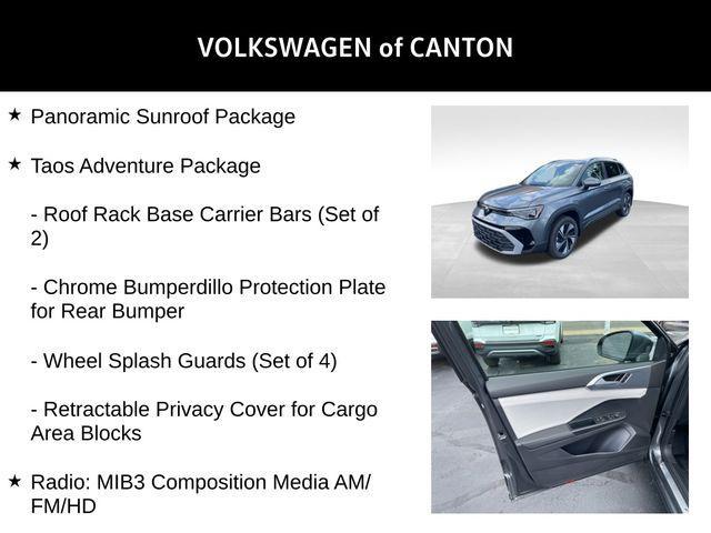 new 2025 Volkswagen Taos car, priced at $32,601