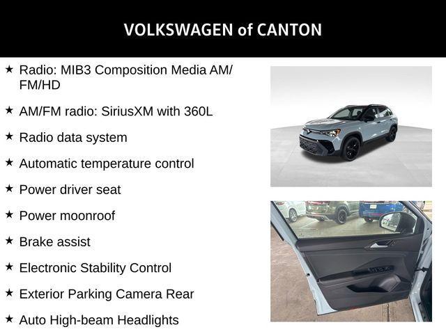 new 2025 Volkswagen Taos car, priced at $33,426