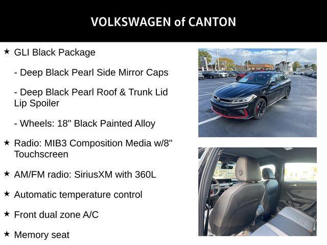 new 2025 Volkswagen Jetta GLI car, priced at $35,015