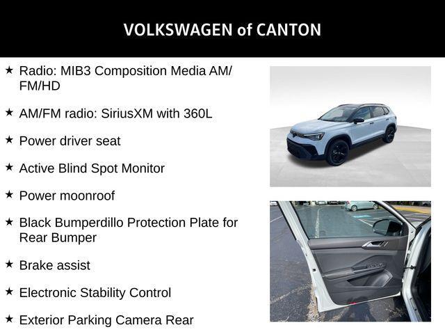 new 2025 Volkswagen Taos car, priced at $33,644