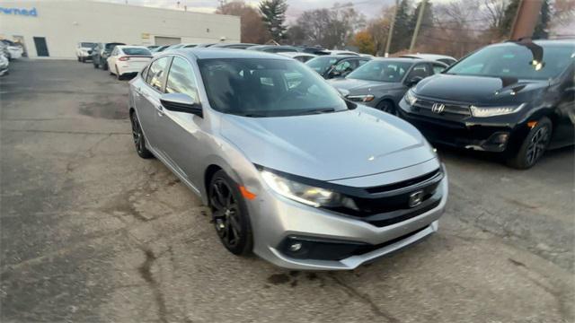 used 2021 Honda Civic car, priced at $20,000