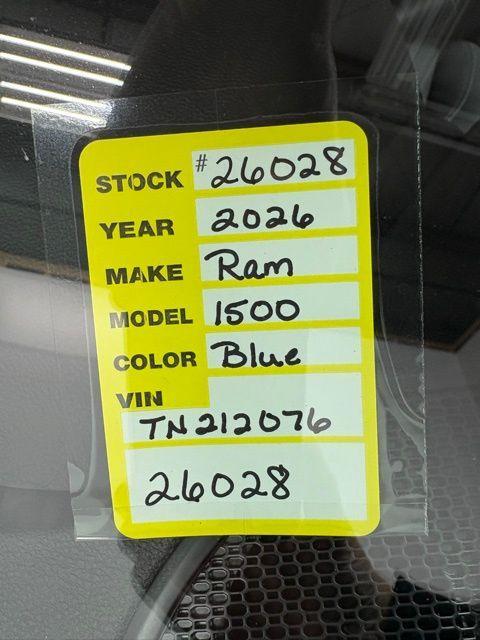 new 2026 Ram 1500 car, priced at $63,007