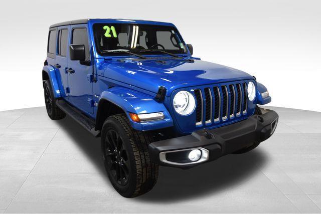 used 2021 Jeep Wrangler Unlimited 4xe car, priced at $29,991