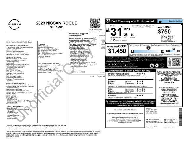 used 2023 Nissan Rogue car, priced at $31,488