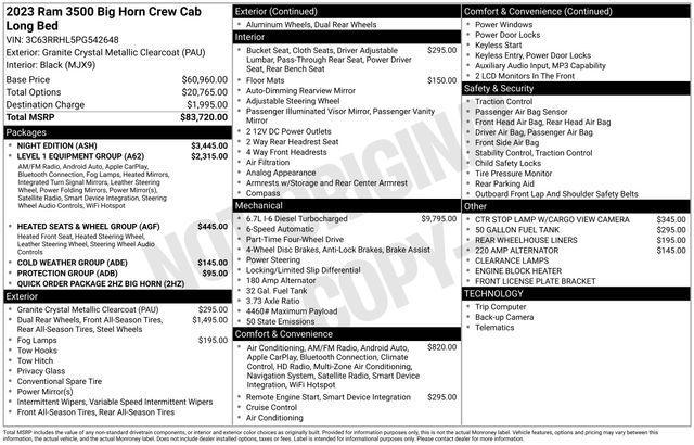 used 2023 Ram 3500 car, priced at $57,991