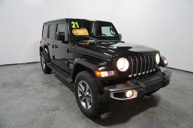 used 2021 Jeep Wrangler Unlimited car, priced at $31,564
