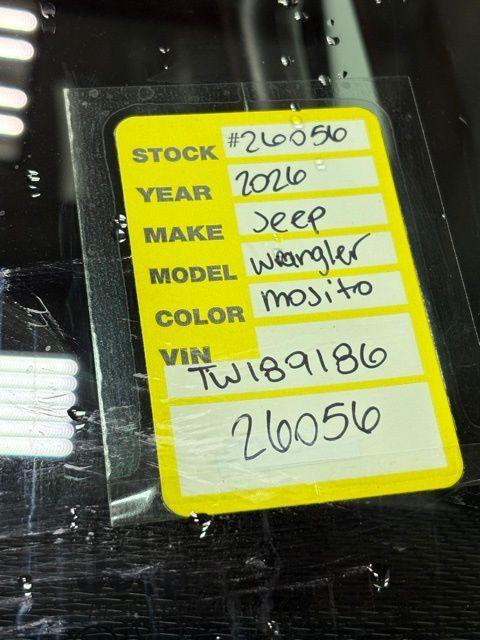 new 2026 Jeep Wrangler car, priced at $60,002