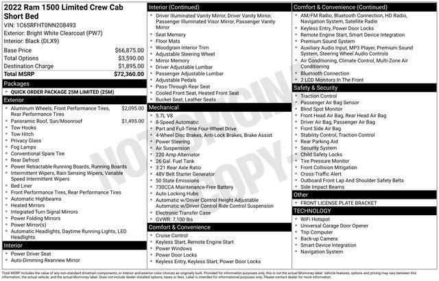 used 2022 Ram 1500 car, priced at $46,991