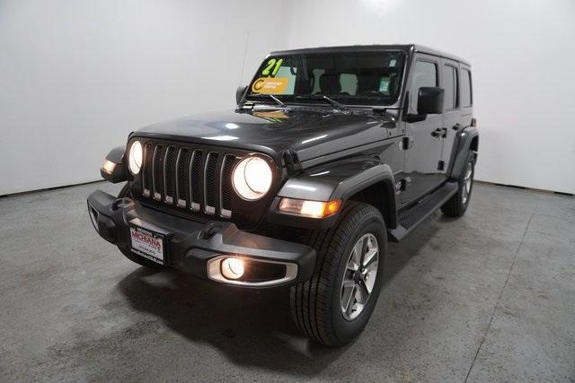 used 2021 Jeep Wrangler Unlimited car, priced at $34,234