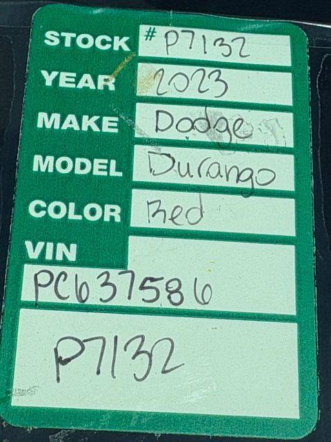 used 2023 Dodge Durango car, priced at $33,988