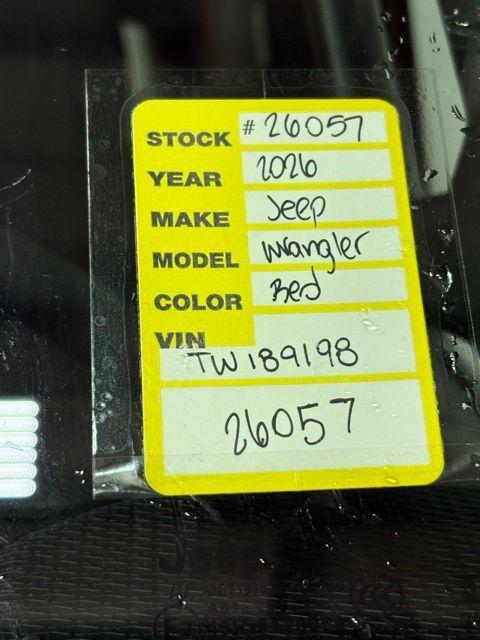 new 2026 Jeep Wrangler car, priced at $58,112