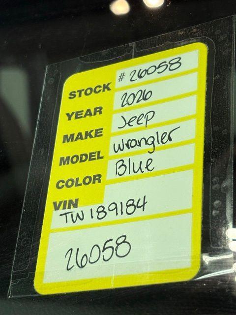 new 2026 Jeep Wrangler car, priced at $60,002