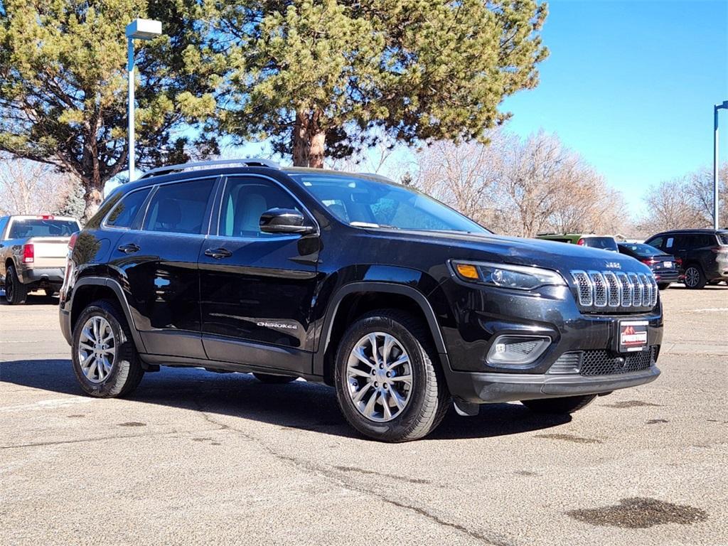 used 2021 Jeep Cherokee car, priced at $22,208