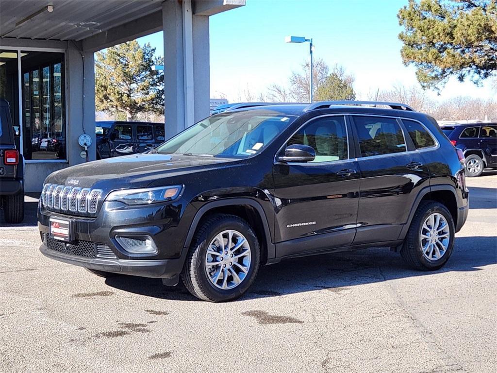 used 2021 Jeep Cherokee car, priced at $21,872