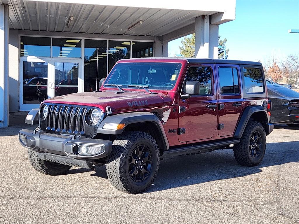 used 2021 Jeep Wrangler Unlimited car, priced at $27,673