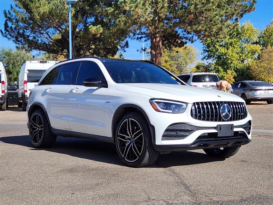 used 2021 Mercedes-Benz AMG GLC 43 car, priced at $39,695