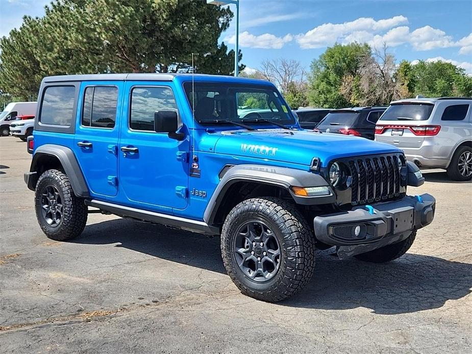 used 2023 Jeep Wrangler 4xe car, priced at $35,131