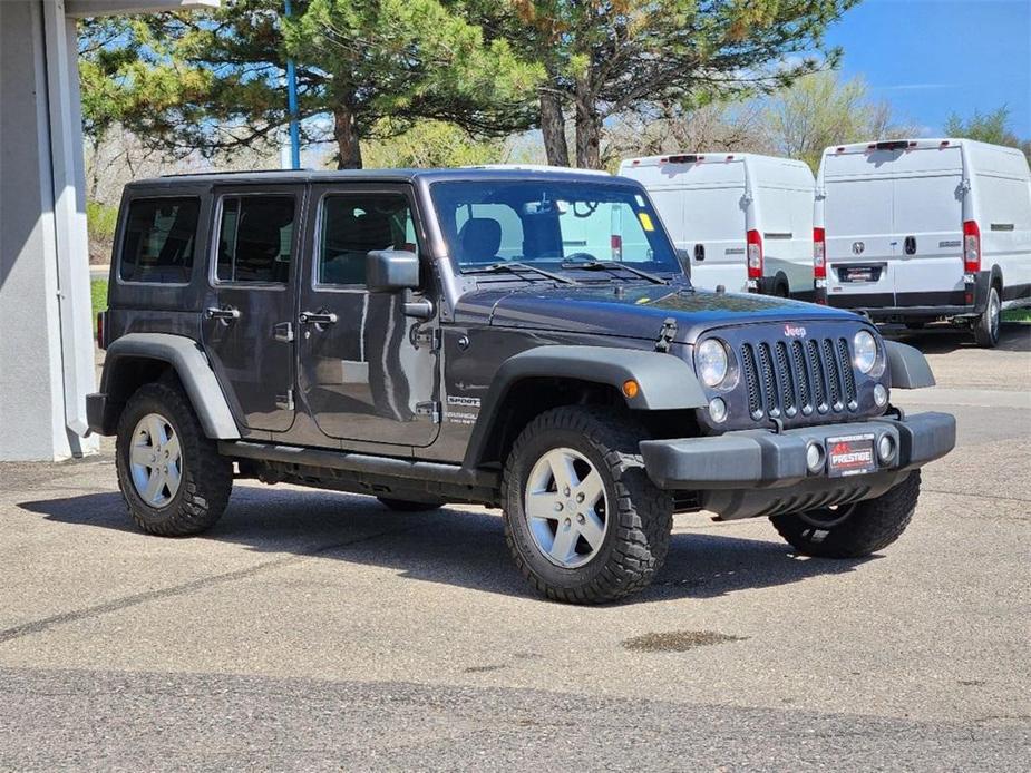 used 2016 Jeep Wrangler Unlimited car, priced at $21,107