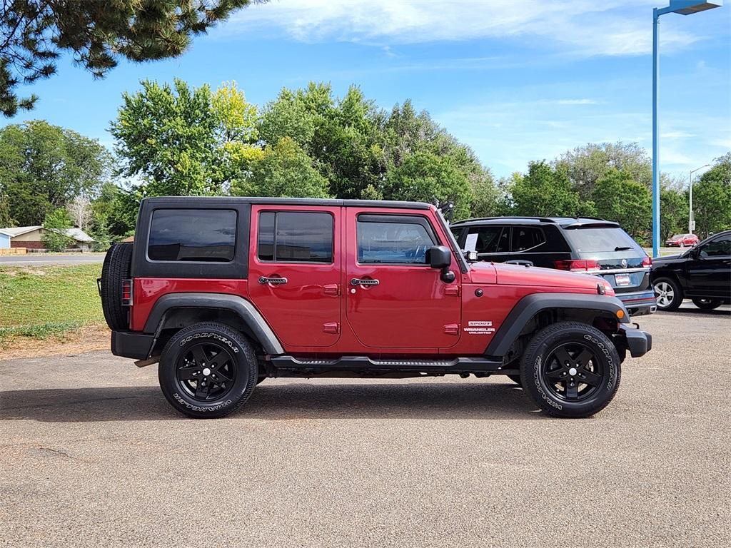 used 2012 Jeep Wrangler Unlimited car, priced at $13,537