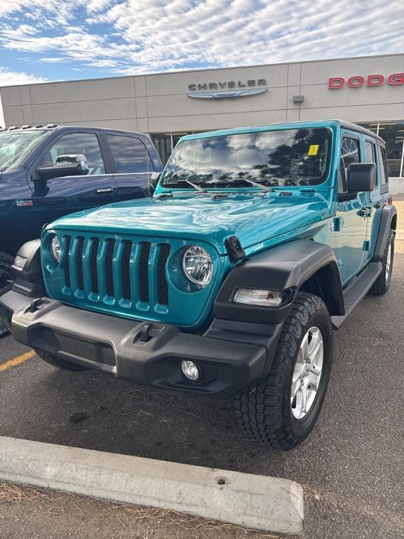used 2020 Jeep Wrangler Unlimited car, priced at $26,787