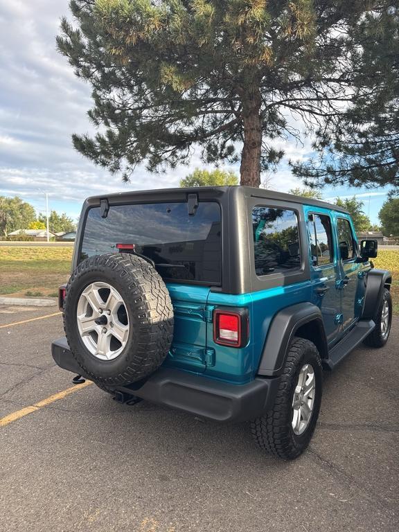 used 2020 Jeep Wrangler Unlimited car, priced at $26,787