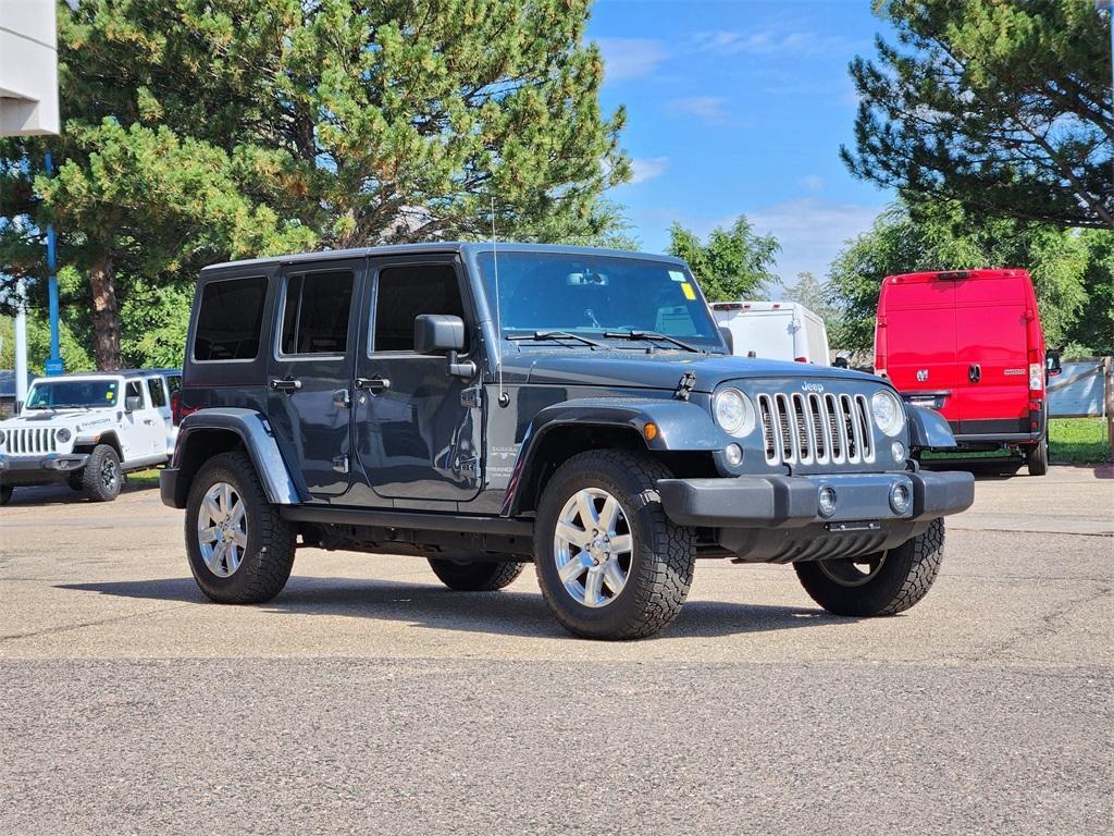 used 2017 Jeep Wrangler Unlimited car, priced at $19,116