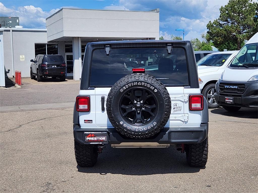used 2021 Jeep Wrangler car, priced at $30,203