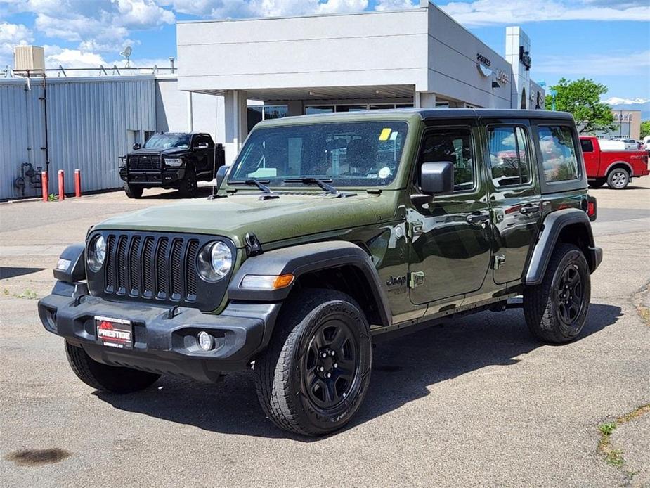 used 2021 Jeep Wrangler Unlimited car, priced at $34,529