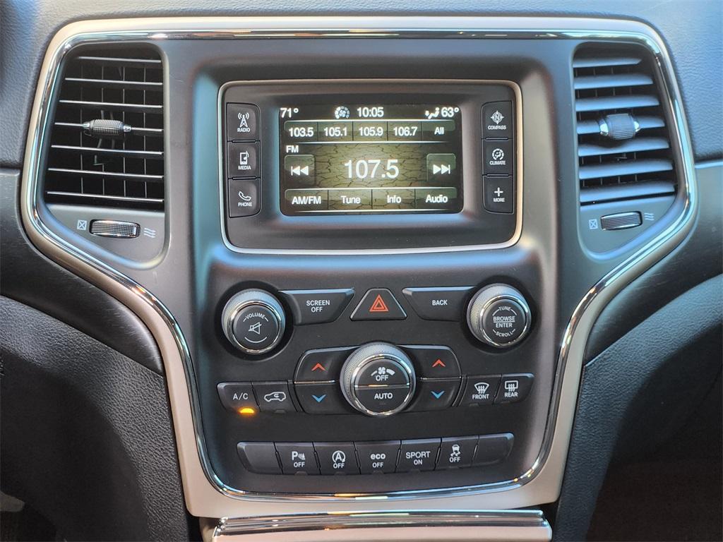 used 2017 Jeep Grand Cherokee car, priced at $16,731