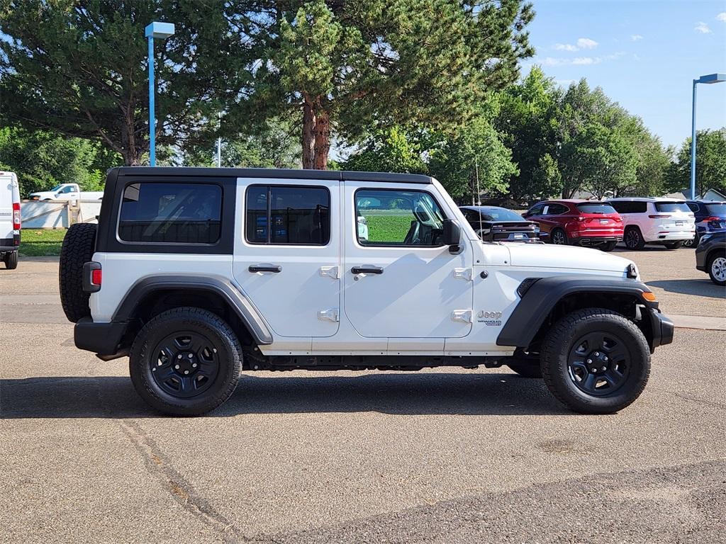 used 2020 Jeep Wrangler Unlimited car, priced at $25,153