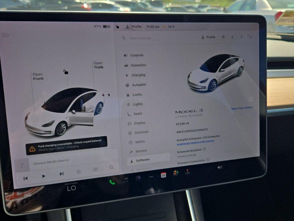 used 2018 Tesla Model 3 car, priced at $24,532